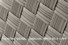 Polystrap Wicker - Charcoal Ripple