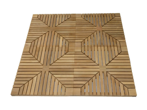 Teak Tile 4 pieces