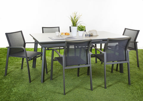 VOLOS-KAVALA 6-Seater Outdoor Dining Set