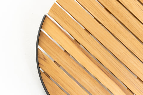 WICKLOW Round Teak Serving Tray